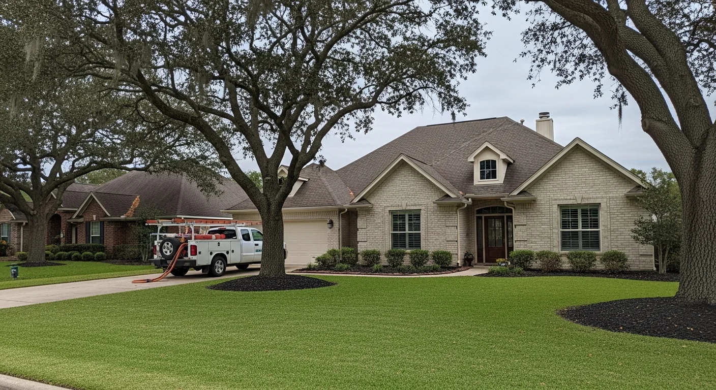 A well-maintained residential home in Walker with a manicured lawn and clear driveway, typical of Livingston Parish properties.